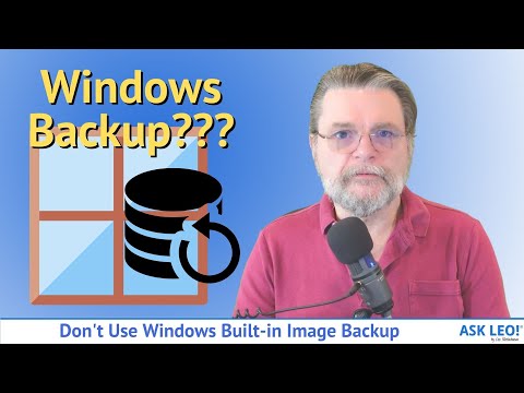 Don't Use Windows Built-in Image Backup