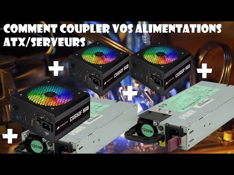 COMMENT RELIER VOS ALIMENTATIONS ATX/SERVEUR POUR VOS RIGS