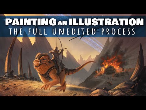 How I Make A Full Illustration - The Long Version