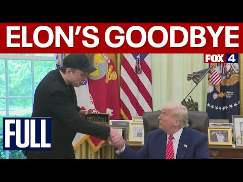 Trump, Musk goodbye press conference: FULL