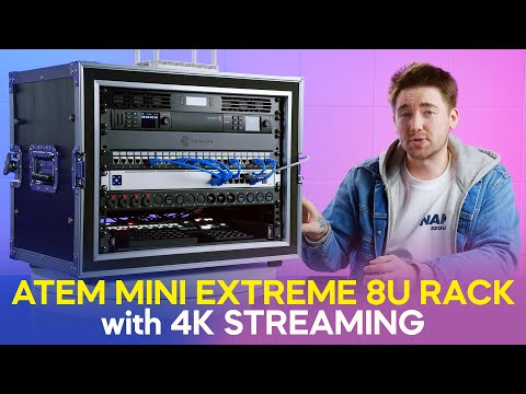 Upscaled 4K Live Streaming ATEM Mini Extreme Flight Case