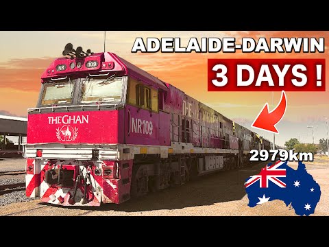 🇦🇺$1,920 Australia's Longest Luxury Sleeper Train | The Ghan (Adelaide→Alice Springs)