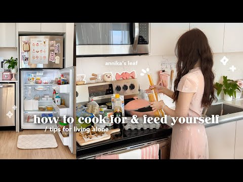 how to cook for yourself when you have no time & energy 🍜 low budget meal ideas, grocery tips, etc.