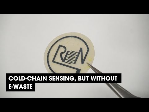 Cold-Chain Sensing, But Without E-Waste