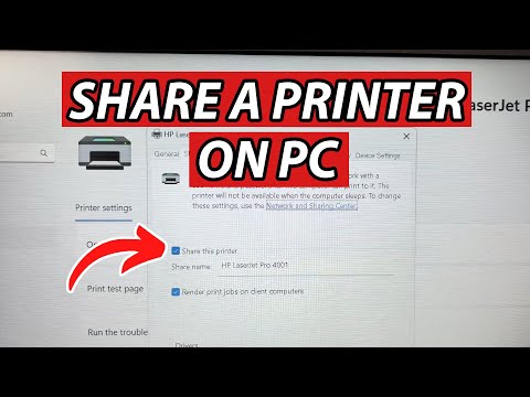 How to Share a Printer on Windows PC Computer