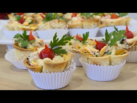 Party Baskets with Puff Pastry! Very Easy | Anyone can make them