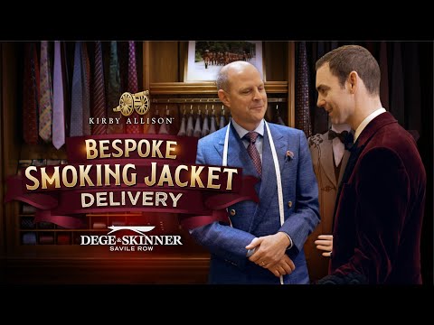 Delivery of My Bespoke Smoking Jacket | A Much-Anticipated Masterpiece from Dege & Skinner