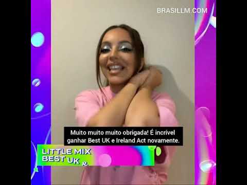 Jade agradecendo pelo prêmio de Best UK/Ireland Act do EMA 2021 (LEGENDADO PT/BR)