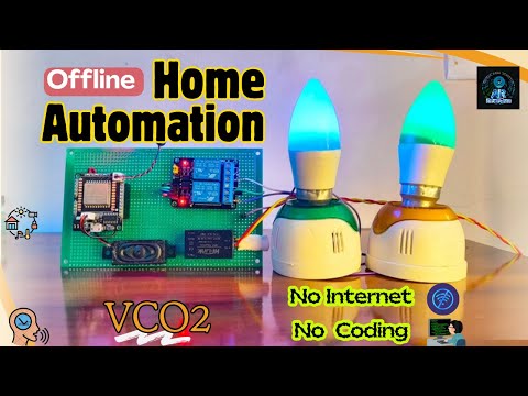 Offline Home Automation Using Voice Commands | No Coding VC02 Home Automation
