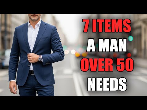 Clean Out Your Closet: The Only 7 Items A Man Over 50 Needs