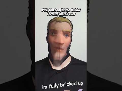 we found the WORST Fortnite merch 😱