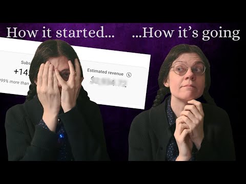 How much money I made my first year as a Youtuber & writing novels not-to-market