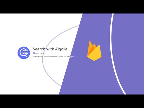 Algolia Cloud Firestore Extension with Ionic 5 App