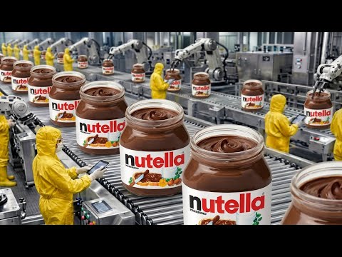 Inside the World’s Largest Nutella Factory (Step-by-Step Process)