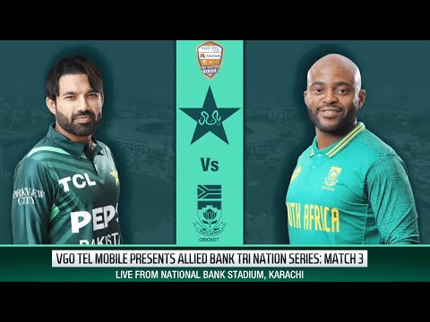 Live | Pakistan vs South Africa | 3rd ODI | Tri-Nation Series 2025 | PCB | M3J1K