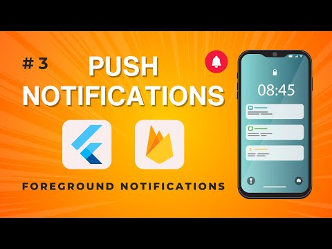 Foreground Notifications - Flutter Push Notifications with Firebase Cloud Messaging - FCM in Flutter