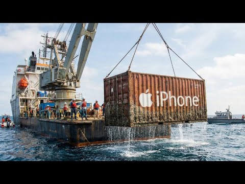 $280,000,000 iPhones Container Found Deep Under the Sea | Real Salvage Recovery