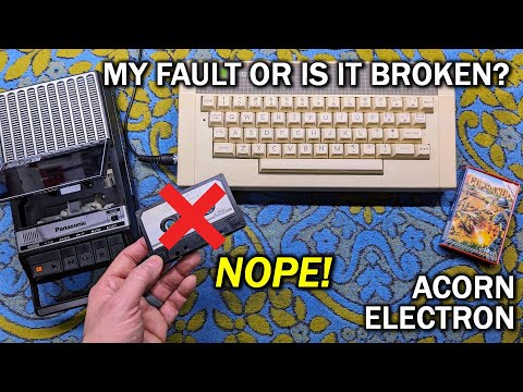 This Acorn Electron won't load anything from tape #repair