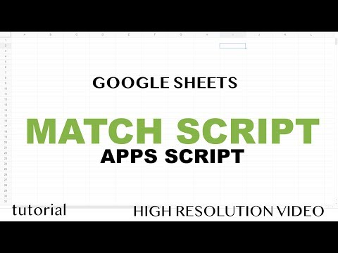 Match Function with Google Sheets Apps Script -JavaScript IndexOf Method Tutorial - Part 16