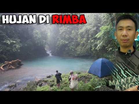 Hujan Tak Berhenti, Sungai Meluap | Fishing Camping Bermalam di Hutan