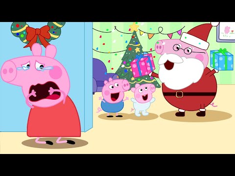 Oh no....! Poor Peppa Has No Christmas Present!!? | Peppa Funny Animation