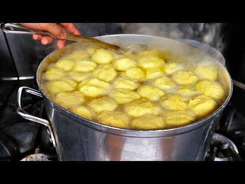 New York City Food - MATZOH BALL SOUP PJ Bernstein NYC