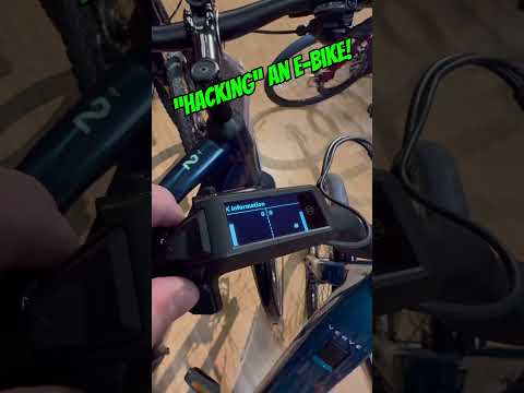 Having some fun with this Bosch E-Bike #cybersecurity #hacker #hack #hacks #ebike #short #shortvideo
