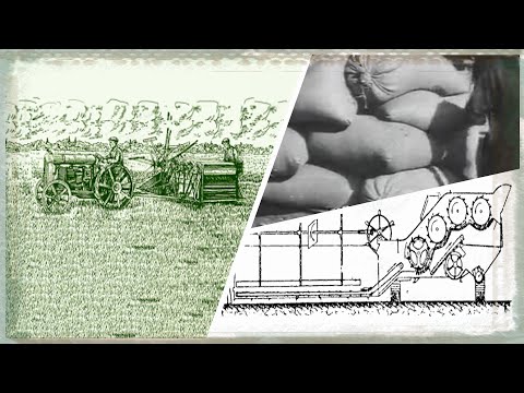 Зерноуборочные комбайны. СКАГ-5А. Северный комбайн.Только тот, кто тянет мешок, знает, что в нем.
