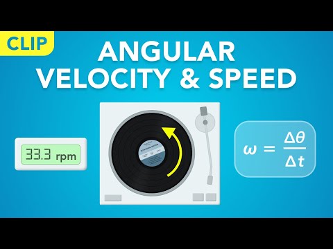 Angular Velocity and Speed in Rotational Motion (Clip) | Physics - Kinematics