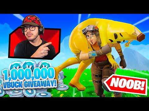 Getting a *NOOB* Their 1st Win! (Fortnite)