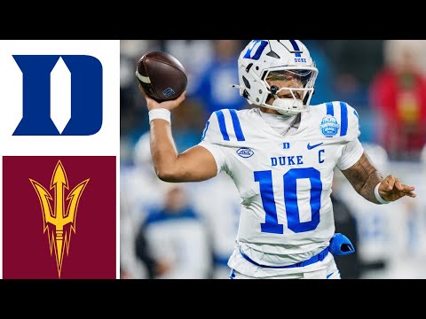 Duke vs Arizona State Highlights | 2025 College Football Tony the Tiger Sun Bowl Championship
