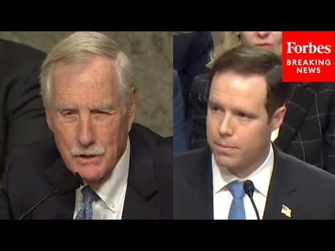 'What Is The Justification?': Angus King Grills DoD Nominee On Classifying Boat Strike Footage