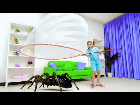 집에서 곤충 탐험! 다섯 아이의 재미있는 놀이