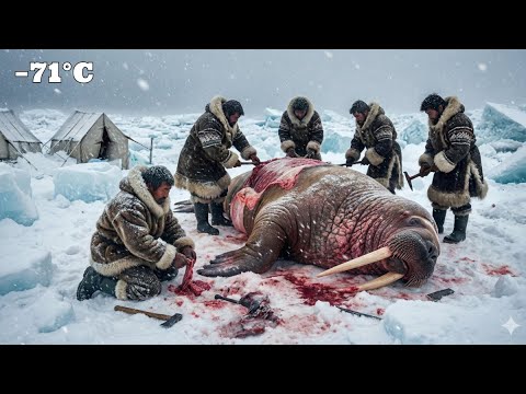 Yakut Hunter vs. Walrus Monster: Ultimate Survival in -71°C Ice