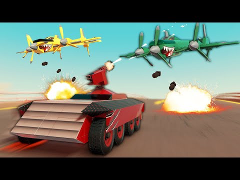 Whose ARMORED CAR Can Survive 2 BOMBER PLANES? [Trailmakers]