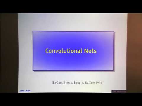 Yann LeCun: "Deep Learning, Graphical Models, Energy-Based Models, Structured Prediction, Pt. 1"