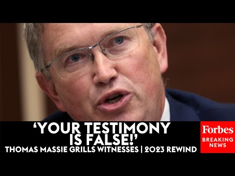 'I Don't Even Know Where To Begin': Thomas Massie Tears Into Key Witnesses | 2023 Rewind