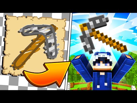 Minecraft, aber was ich ZEICHNE BEKOMME ICH...