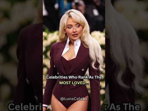No Way They Ranked the Most Loved 🤗🤔 #celebrity #shorts