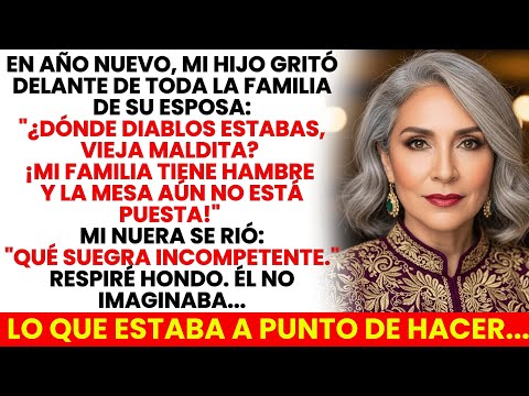 Mi Hijo Gritó: "¿Dónde Estabas, Vieja Maldita? Mi Familia Tiene Hambre…Mi Nuera Rió. Respiré Hondo Y