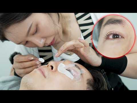 Most Satisfying ASMR Eyelash Perm for Men | Unreal Transformation Sounds