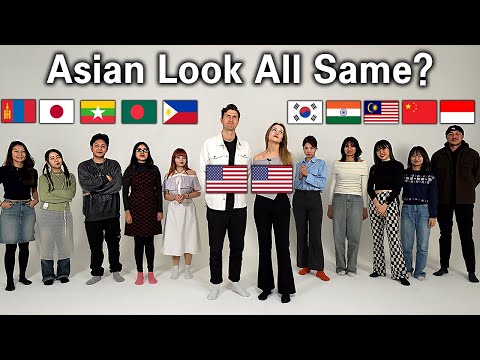 American Guess 10 Asian's Nationality! l Do You Think They Look All the Same?