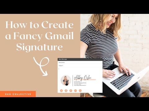 How to create a professionally designed, custom Gmail signature using Canva