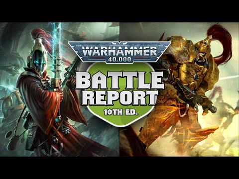 Craftworlds vs Adeptus Custodes Warhammer 40k 10th Edition Battle Report Ep 52