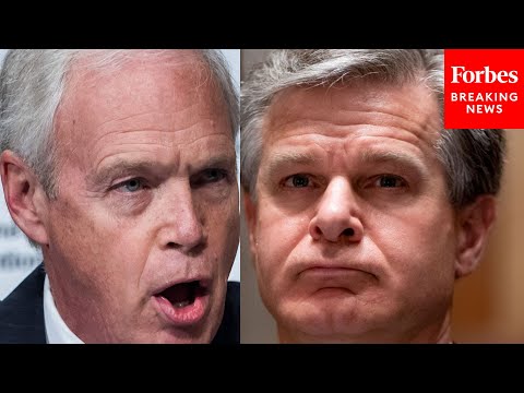 'Why Won't You Answer?': Ron Johnson Grills FBI's Christopher Wray Over Michael Sussmann Indictment