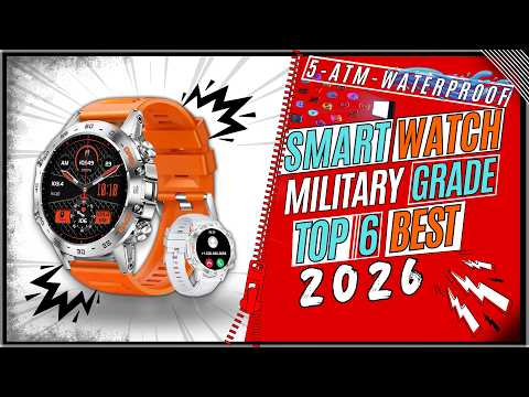 Top 6 best military smart watch only for men 2025 - Rugged smartwatch 2025