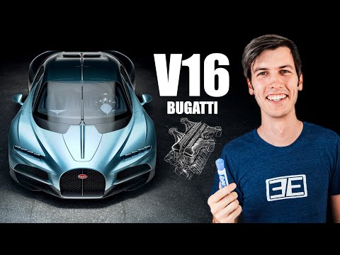 Bugatti's Giant V16 Engine Is Insane - All The Tourbillon Details!