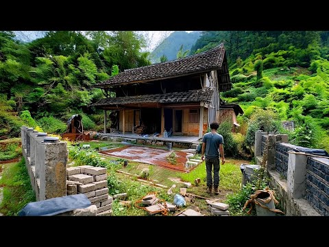 Boy Genius Transforms Abandoned House and Garden into Paradise | Life with Animals in the Forest