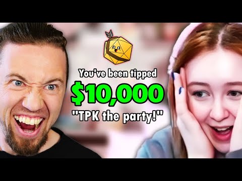 Donating $10,000 Ruins a Dungeons and Dragons Stream