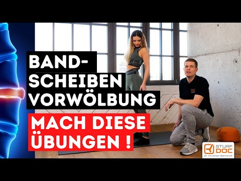 Bandscheibenvorwölbung & Bandscheibenprotrusion - Mach diese Übungen! (Prävention & Chroniker)